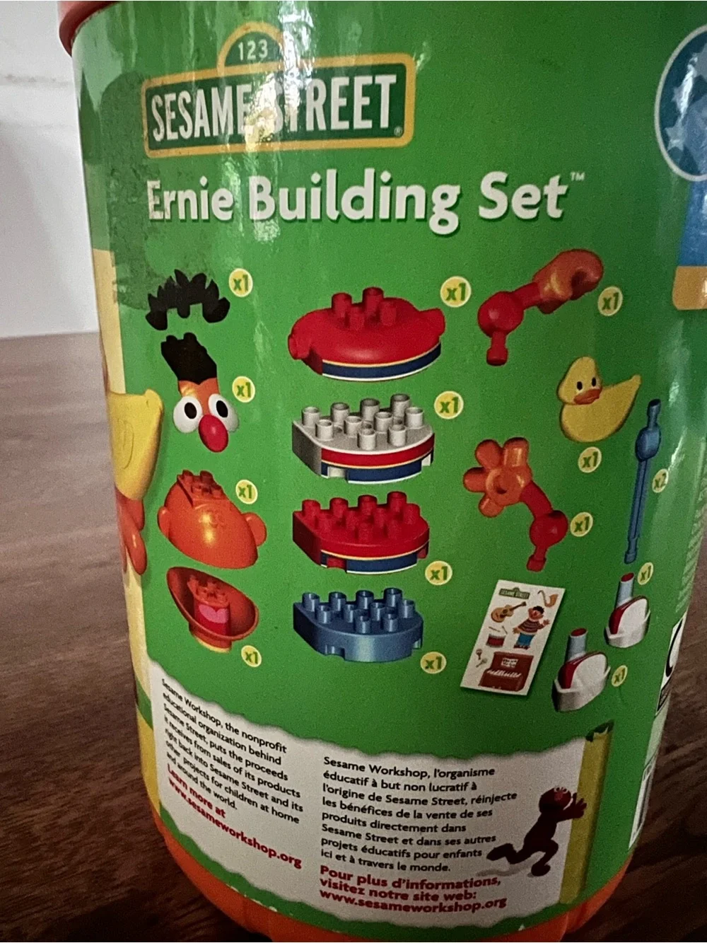 Vintage K'NEX Sesame Street Ernie Building Set